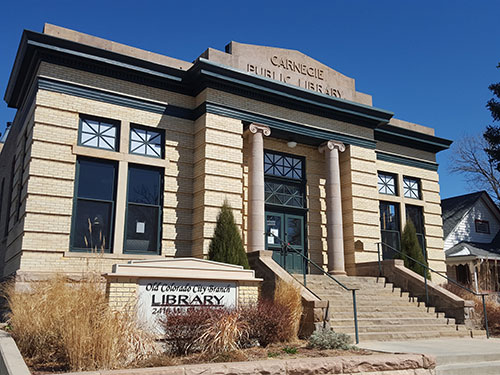 Old Colorado City's Carnegie Library building